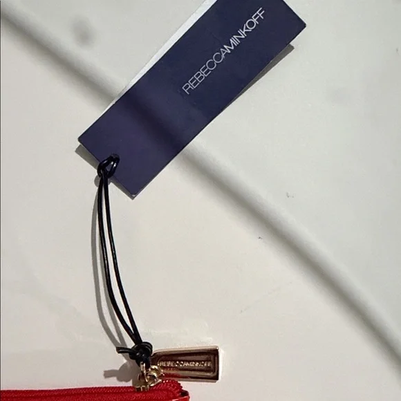 Rebecca Minkoff Cory Lunch Money Pouch Persimmon Red NWT - Picture 4 of 4